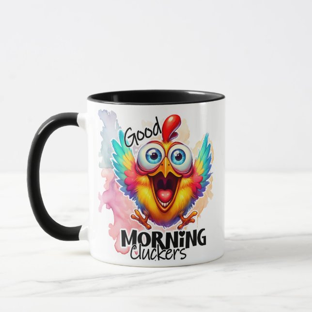 Good Morning Cluckers Mug (Left)