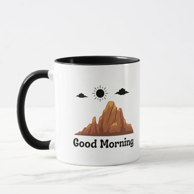Good Morning Coffee Mug (Left)