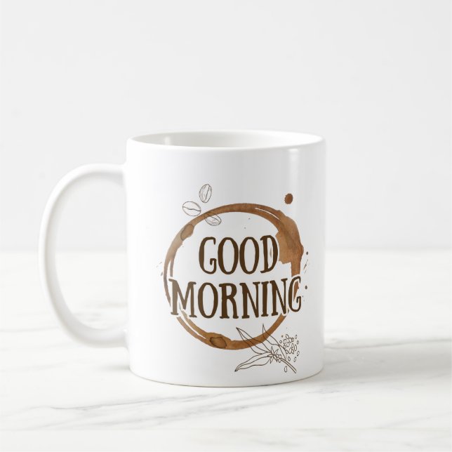 Good morning coffee mug (Left)