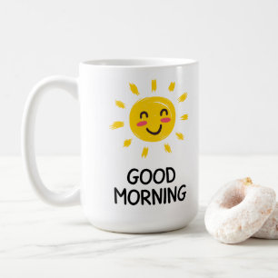 Good Morning coffee mug 15oz