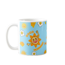 GOOD MORNING COFFEE MUG | CUTE KAWAII OWL & SUN ⭐