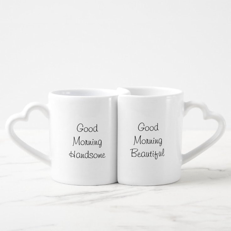 Good Morning Couples Coffee Mug Set | Zazzle