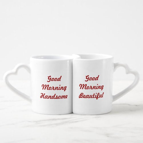 Good Morning Couples Mug Set