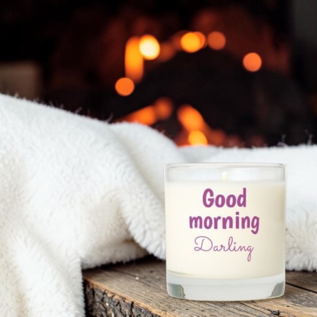 Good Morning Darling Romantic Scented Jar Candle (Creator Uploaded)