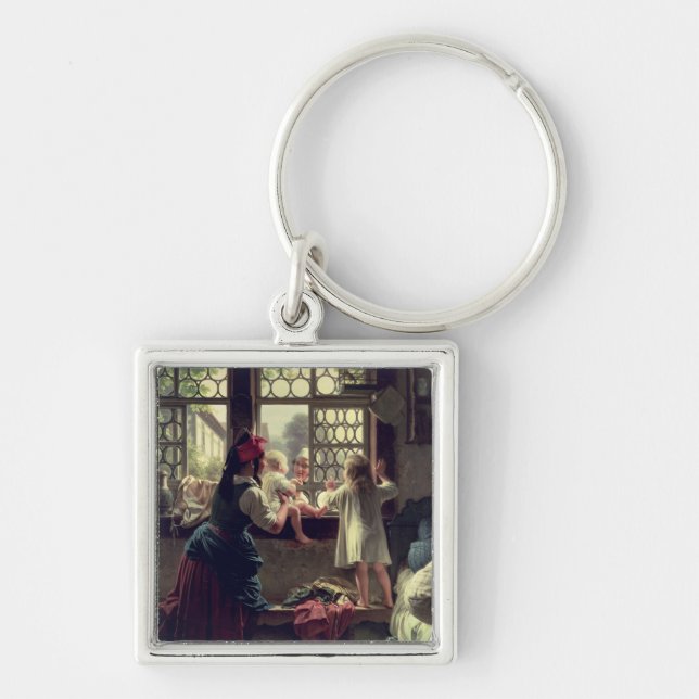 Good Morning, Dear Father Keychain (Front)