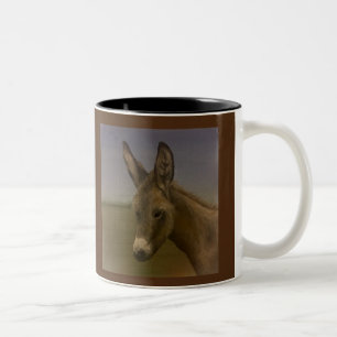 Good Morning Donkey Two-Tone Coffee Mug
