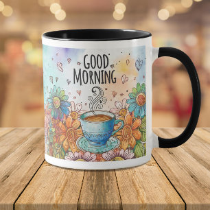 Good Morning Doodle Coffee Mug