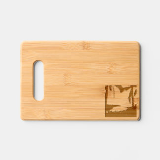 Good Morning Etched Wooden Cutting Board