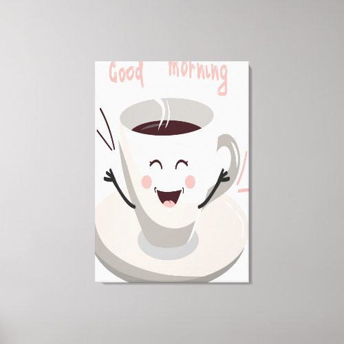 Good Morning Friends Canvas Print