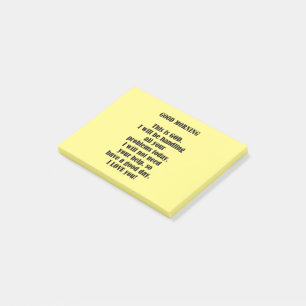 Good Morning From God (personalize) Post-it Notes