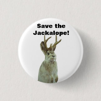 Good Morning Gomorrah: Save the Jackalope! Pinback Button