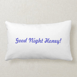 Good Morning Good Night Lumbar Pillow