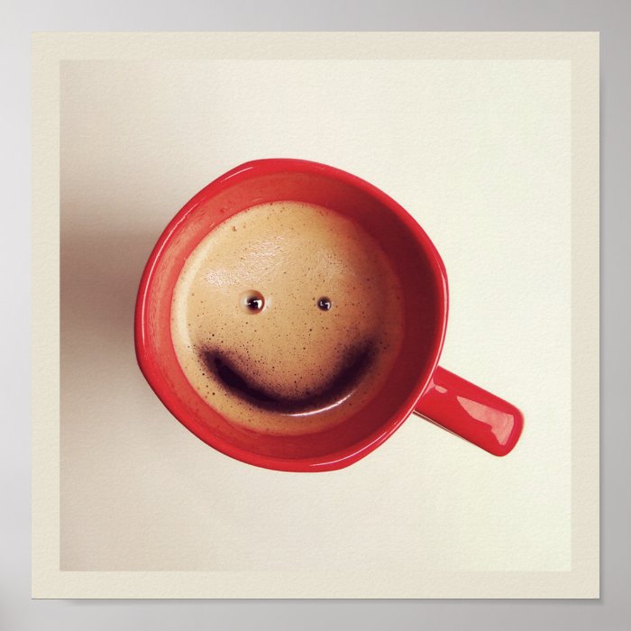 Good Morning Happy Coffee poster