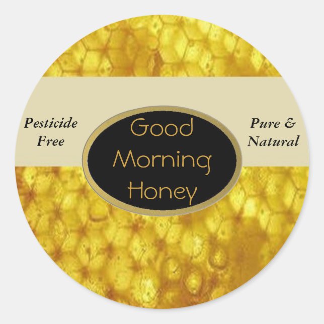 Good Morning Honey Labels (Front)