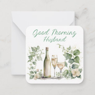 good morning husband cards