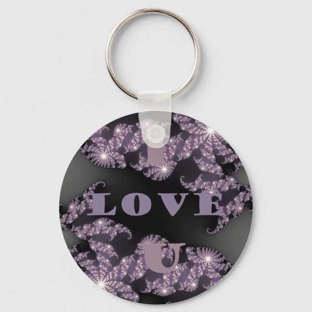 Good Morning I Love You. Keychain (Front)