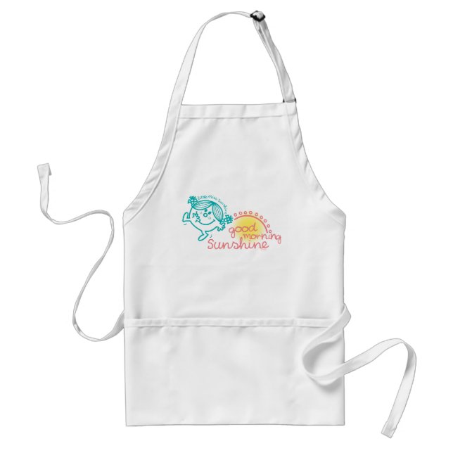 Good Morning Little Miss Sunshine Adult Apron (Front)