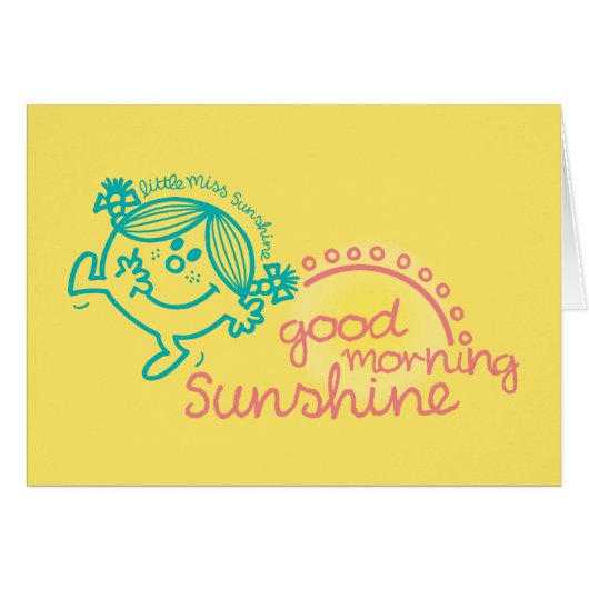 Good Morning Little Miss Sunshine Cards (Front Horizontal)