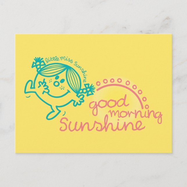 Good Morning Little Miss Sunshine Postcard (Front)