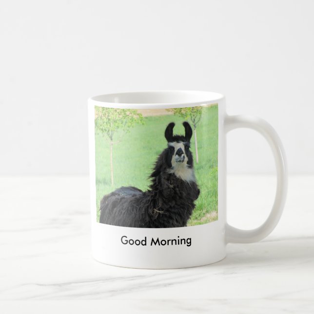Good Morning Llama Mug (Right)