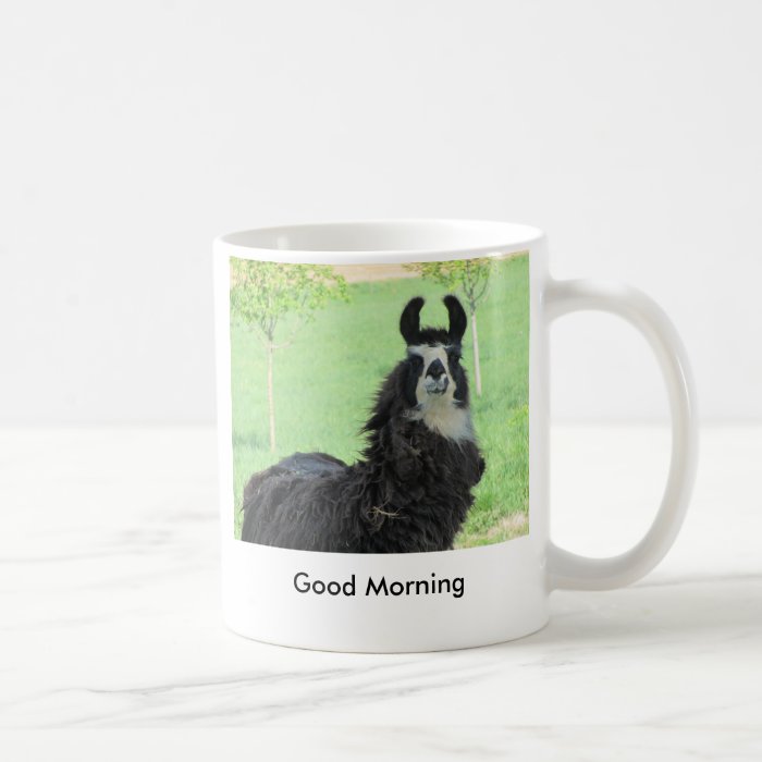 Good Morning Llama Mug