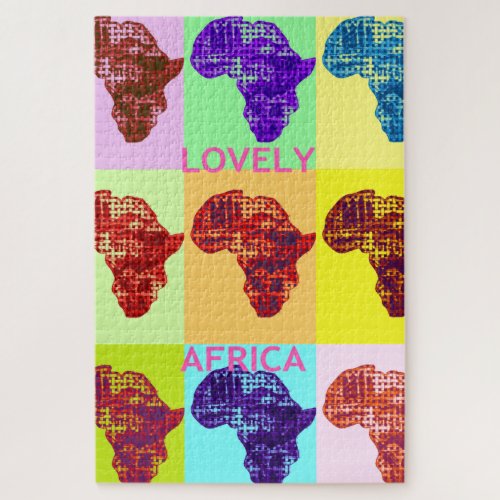 Good Morning Lovely Africa Have a Nice Day Jigsaw Puzzle