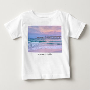 Good Morning Navarre Beach Pier Baby T-Shirt