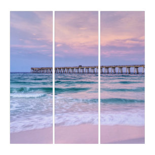 Good Morning Navarre Beach Pier Triptych