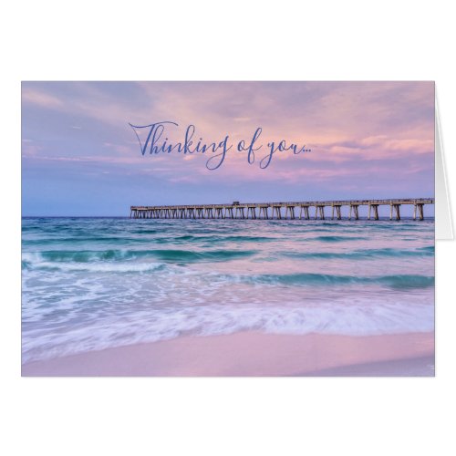 Good Morning Navarre Pier Thinking of You Card