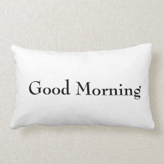 Good Morning & Night Pillow