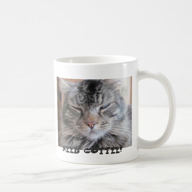 Good Morning? Not For Grumpy Angel Coffee Mug (Right)