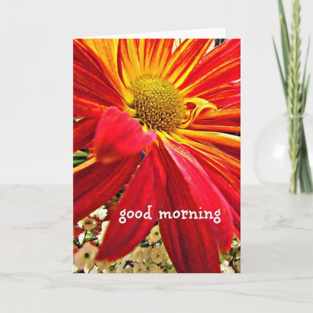 Good Morning Note Card (Front)