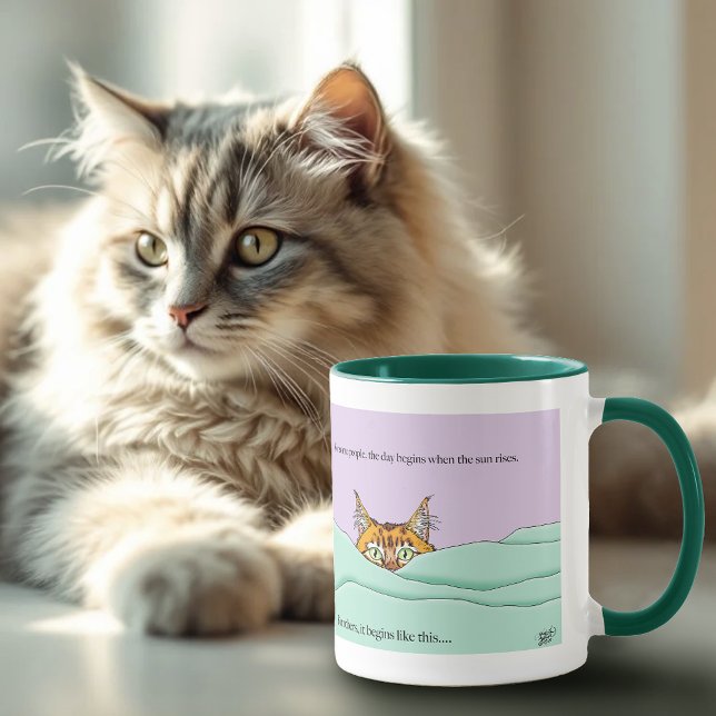 Good Morning Orange Cat Funny Mug (Creator Uploaded)