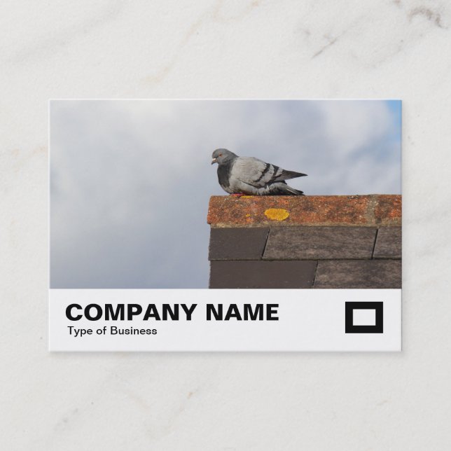 Good Morning Pigeon Business Card (Front)
