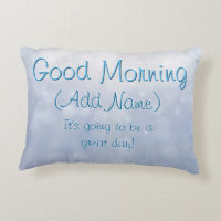 Good Morning Pillow