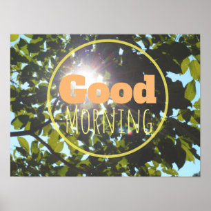 Good morning poster