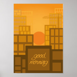 Good morning poster