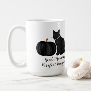 Good Morning Purrfect Pumpkin Coffee Mug