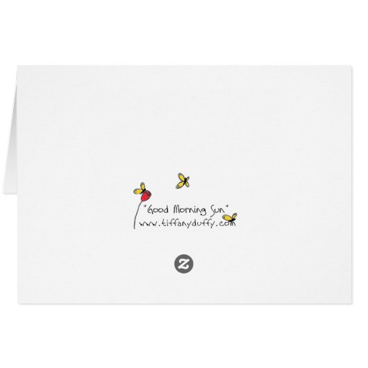 Good Morning Sun, Blank (Back Horizontal)