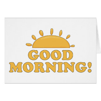 Good Morning Sun Cards
