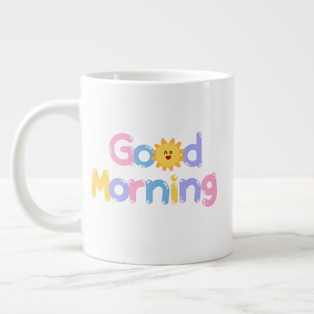 Good Morning Sun 😁 coffee specialty mug (Left)