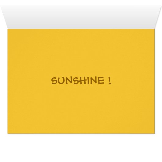 GOOD MORNING SUNSHINE (Inside Horizontal (Bottom))