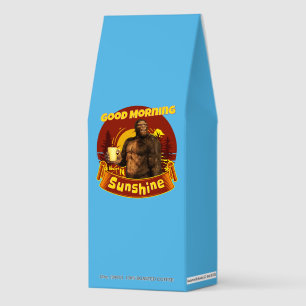 Good Morning Sunshine Bigfoot Coffee Humor Art