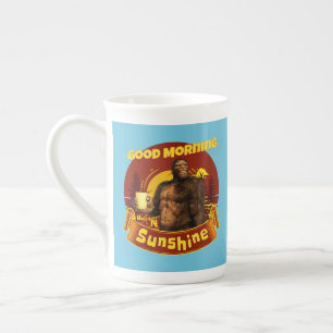 Good Morning Sunshine Bigfoot Coffee Humor Art Bone China Mug
