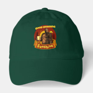 Good Morning Sunshine Bigfoot Coffee Humor Art Hat