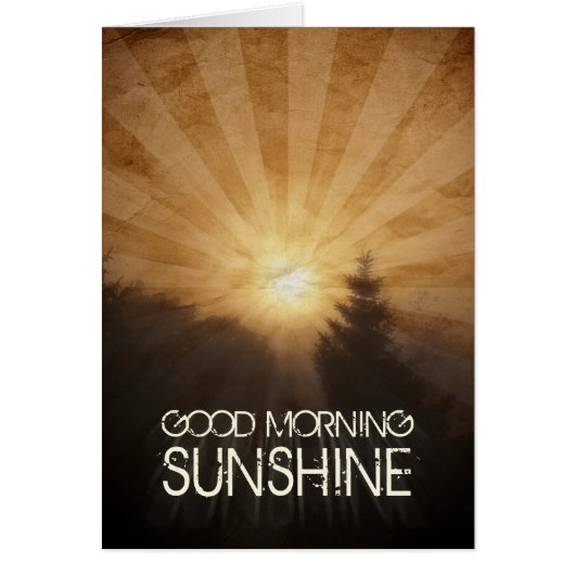 Good Morning Sunshine Cards (Front)