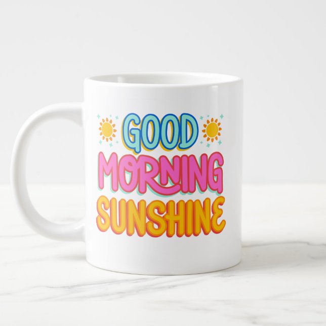 Good Morning Sunshine 😁 coffee specialty mug (Left)