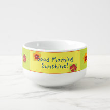 Good Morning Sunshine Colorful Flowered Cereal