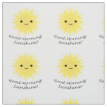 Good Morning Sunshine Cute Kawaii Sun Fabric