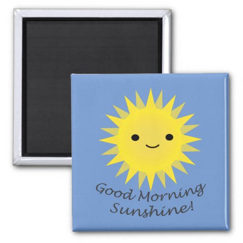 Good Morning Sunshine Cute Kawaii Sun Magnet